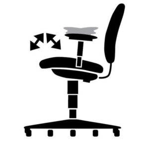 Set 4D armpads voor NEN bureaustoel